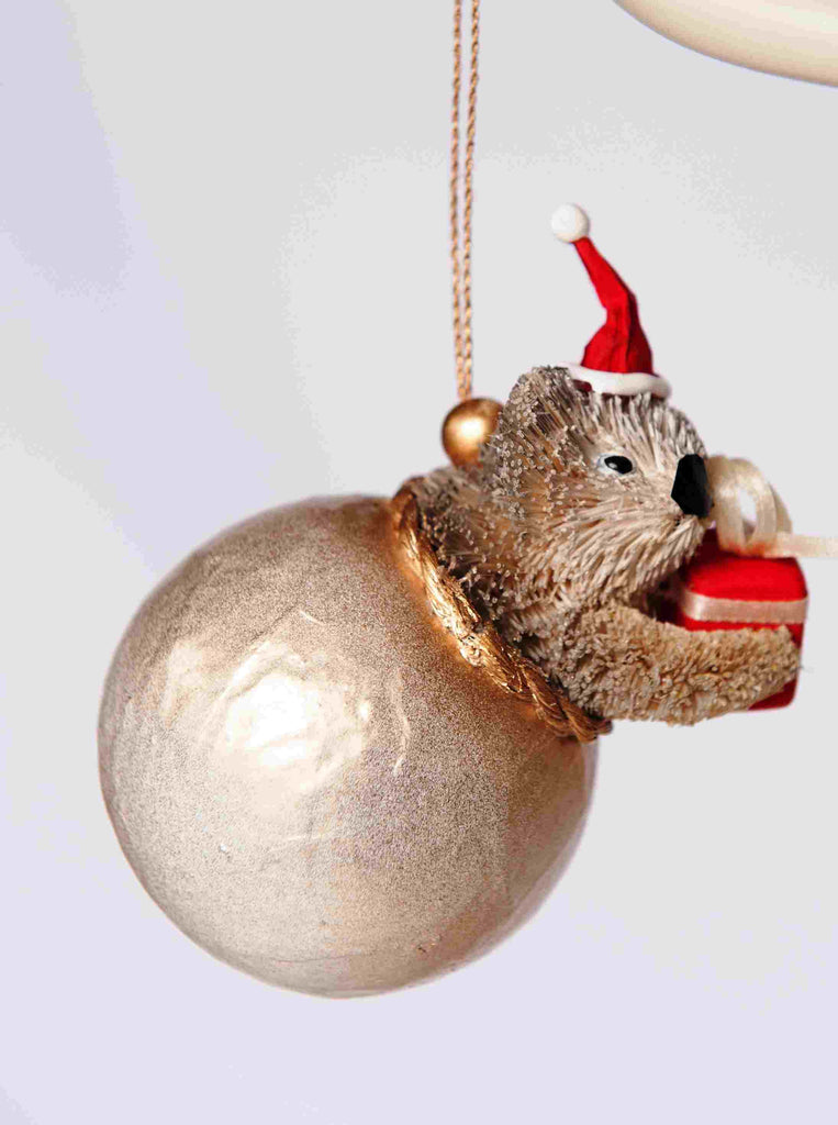 Bristlebrush Designs <br>Hanging Decoration <br> Christmas Bauble - Koala