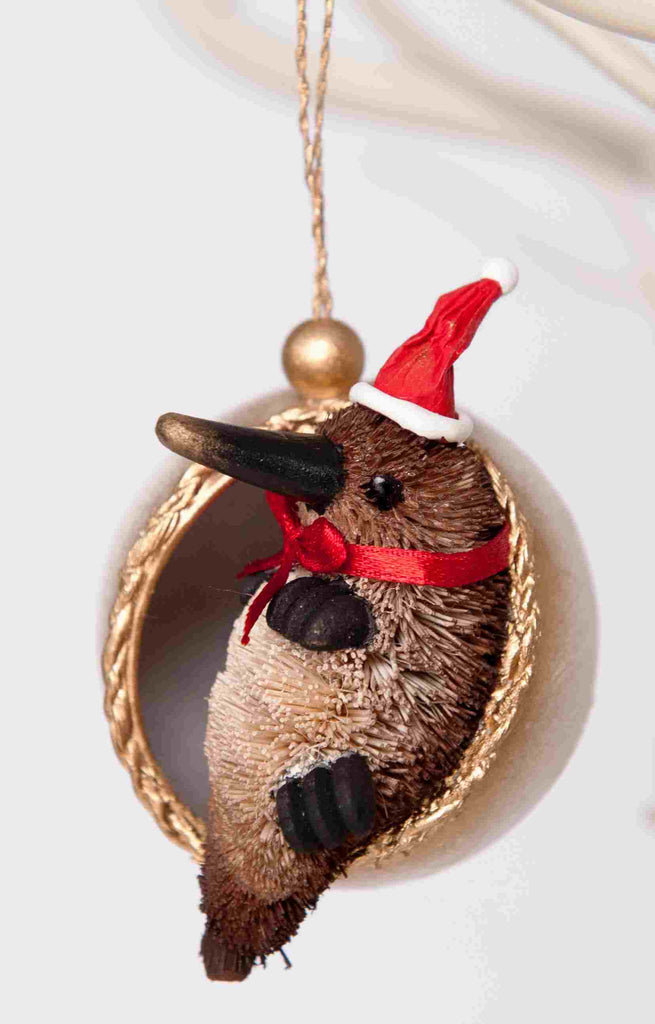 Bristlebrush Designs <br>Hanging Decoration <br> Christmas Bauble - Platypus