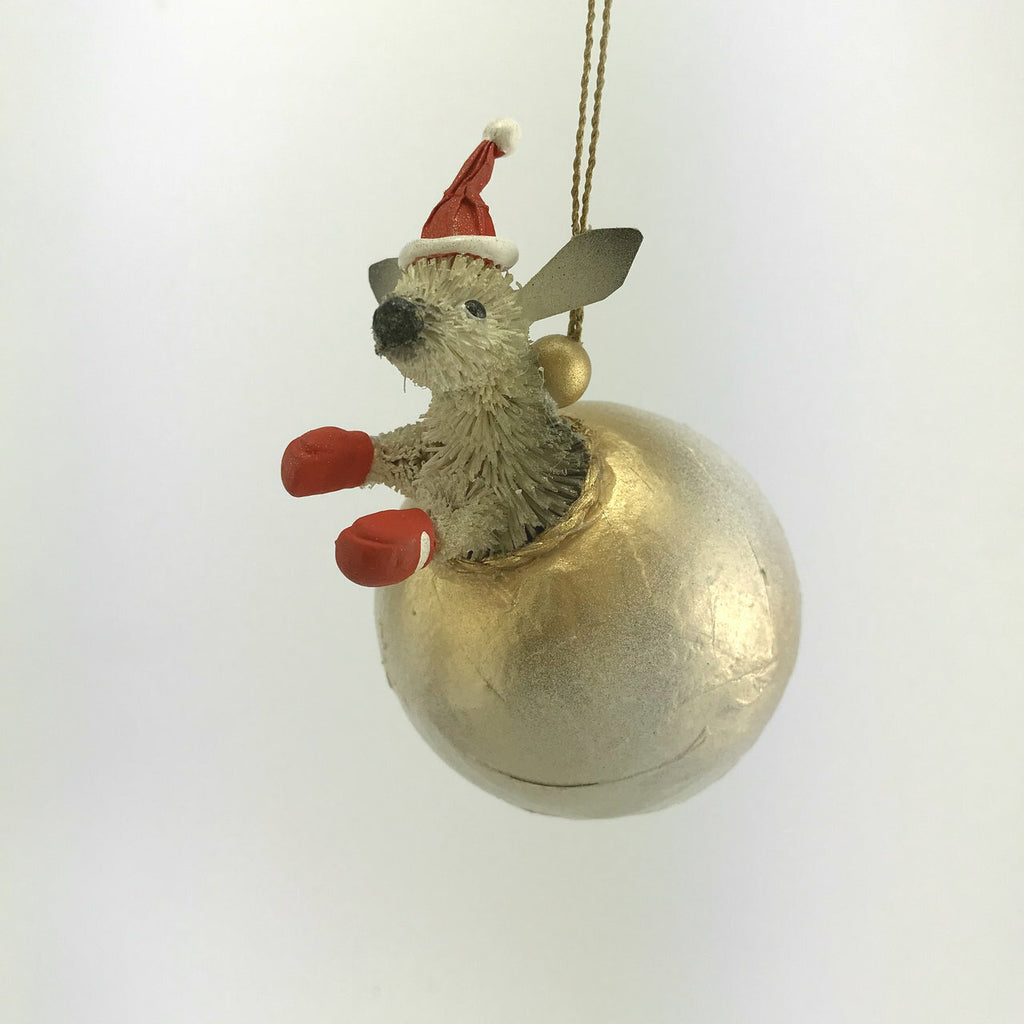 Bristlebrush Designs <br>Hanging Decoration <br> Christmas Bauble - Kangaroo