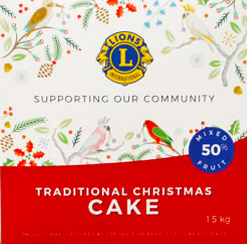 Lions Club Traditional Christmas Cake - 1.5k