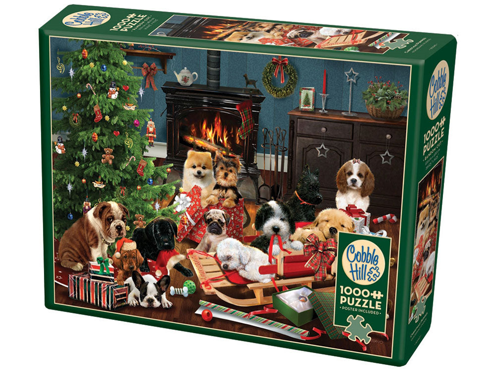 Cobble Hill <br>1000 Piece Puzzle <br>Christmas Puppies