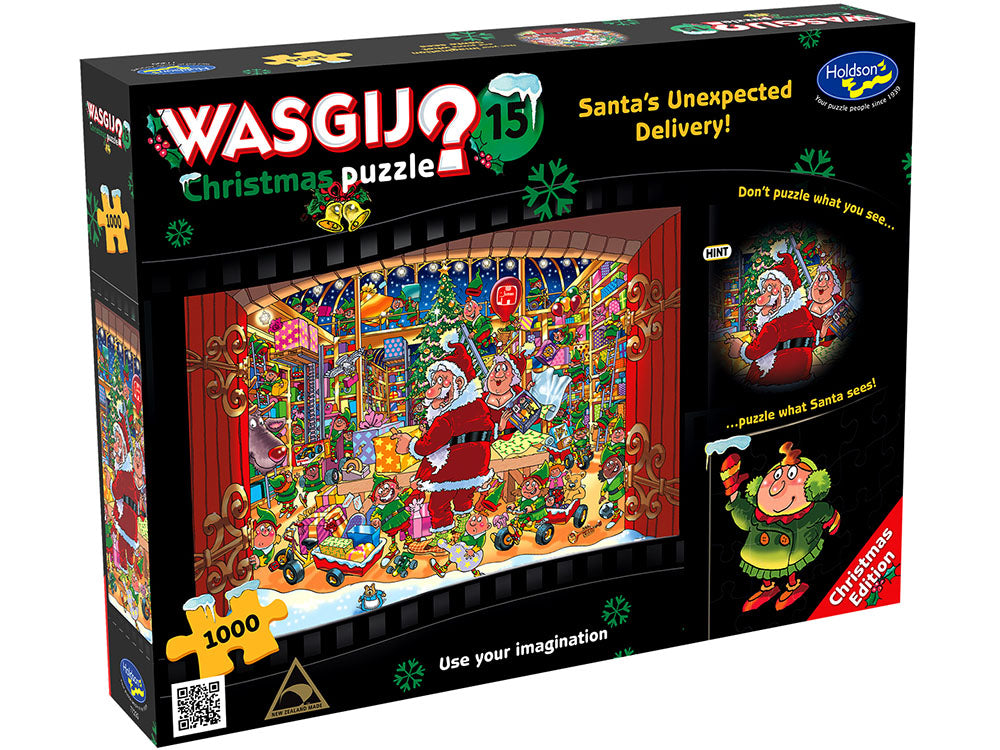 WASGIJ? Christmas Puzzle <br> Santa's Unexpected Delivery<br> 1000 Piece Puzzle