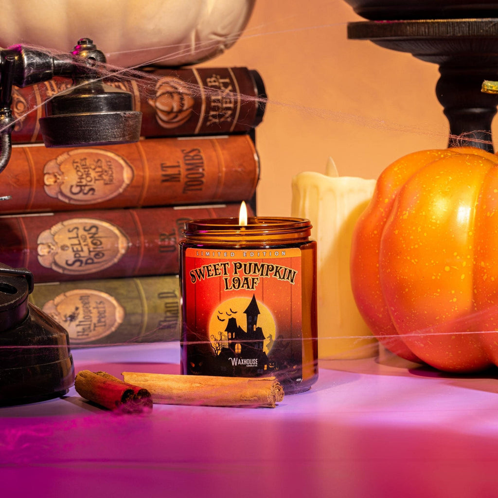 Waxhouse <br> Sweet Pumpkin Loaf <br> Limited Edition Halloween Soy Candle