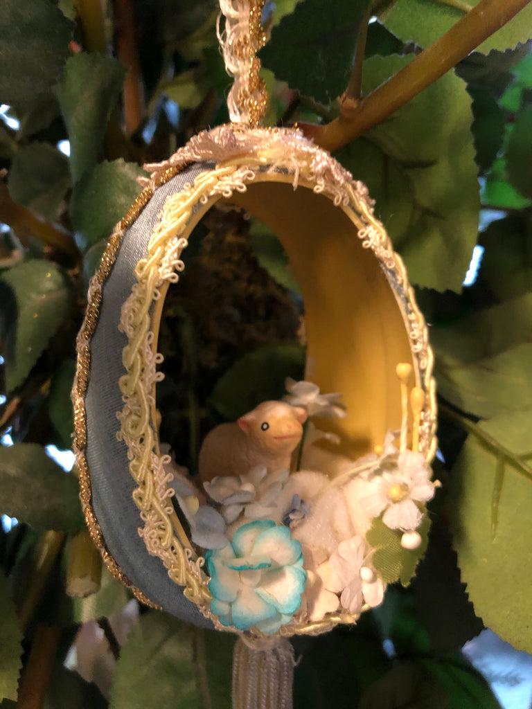 Katherine's Collection <br> Easter <br> Shadow Box Egg Ornament - Peeps