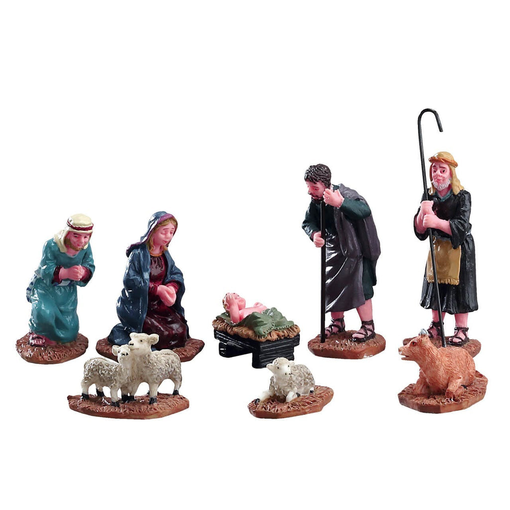 Lemax Figurine <br> Nativity Figurines, Set Of 8