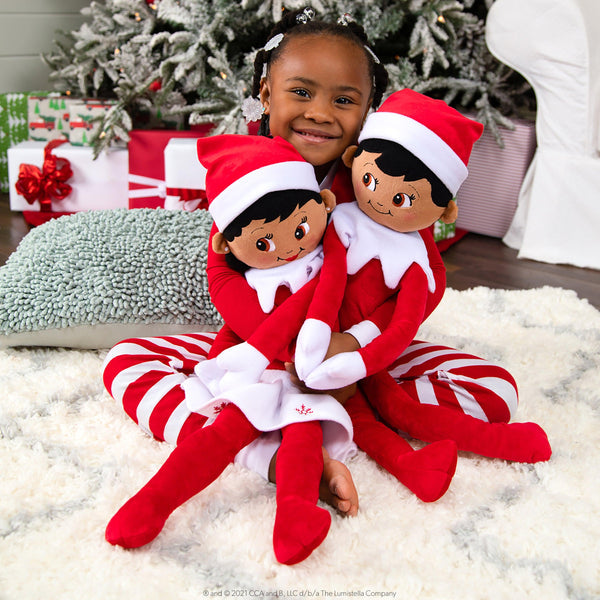 Plushee Pals® <br> Huggable Dark Tone Scout Elf Boy <br> Excluded from SALE