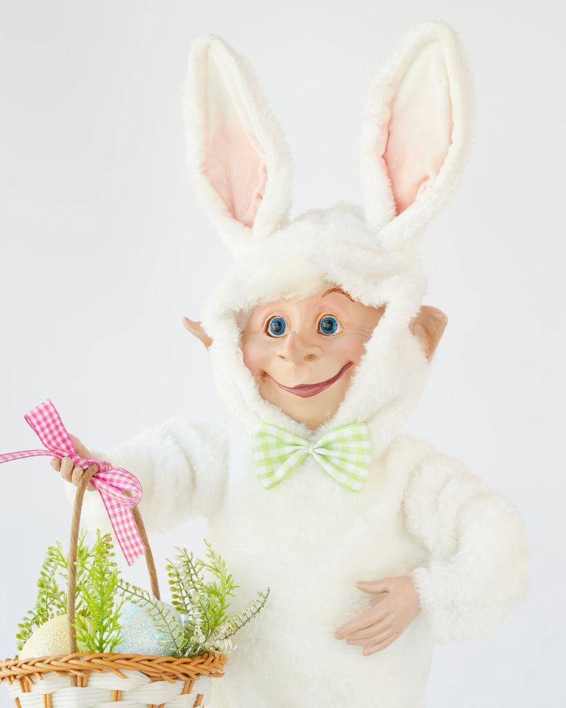 Festive Elves <br> "Ralphie Bunny" Elf (45cm) - White