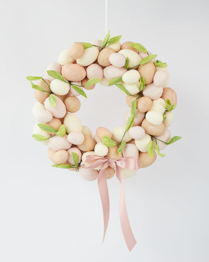 SALE - 30% OFF <br> Paper Egg Wreath (42cm)