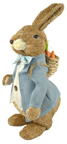 Straw Peter Rabbit with Backpack (40cm)