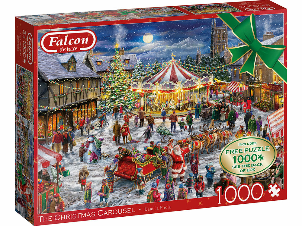 Falcon de Luxe <br>The Christmas Carousel <br> 1000 Piece Puzzle