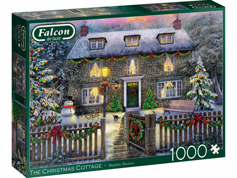 Falcon de Luxe <br> The Christmas Cottage <br> 1000 Piece Puzzle