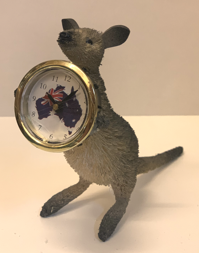 Bristlebrush Designs <br> Kangaroo Clock