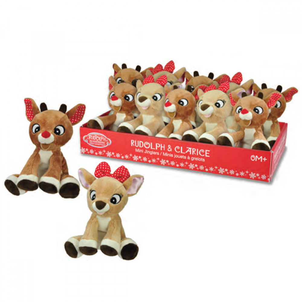 Rudolph the Red-Nosed Reindeer <BR> Rudolph & Clarice Mini Jingler