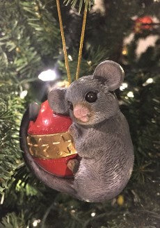 Bristlebrush Designs <br> Possum Christmas Tree Ornament With Bauble