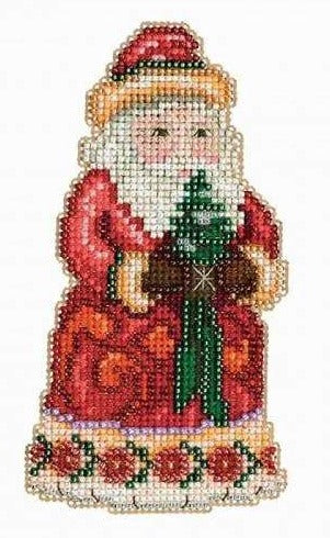 Jim Shore <br> Cross Stitch <br> Cheer Santa