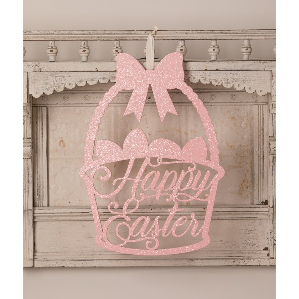 Bethany Lowe Designs <br> Happy Easter Basket Sign