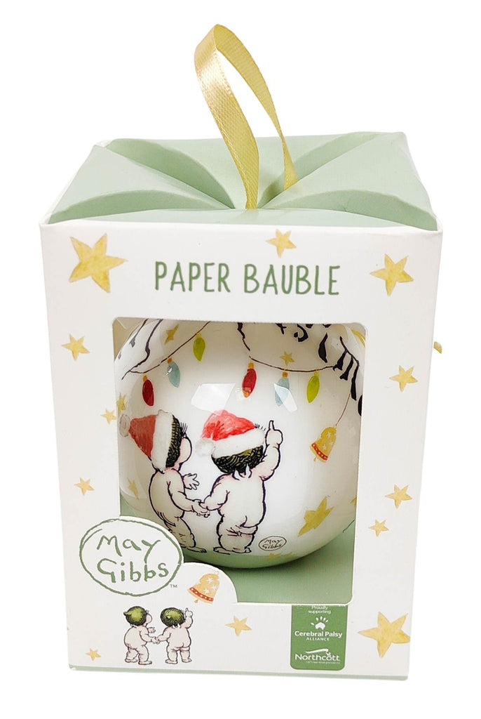 May Gibbs Christmas <br> Bauble Gift Box Green