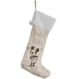 Disney Christmas <br>Collectible Velvet Christmas Stocking <br> Mickey Mouse