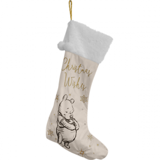 Disney Christmas <br> Collectible Velvet Christmas Stocking <br> Winnie the Pooh