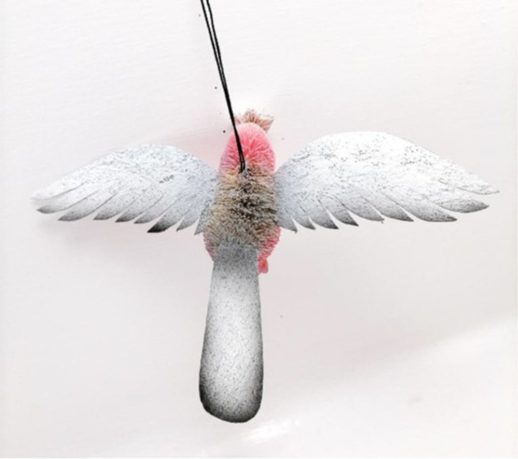 Bristlebrush Designs <br> Hanging Ornament <br> Galah With Wings