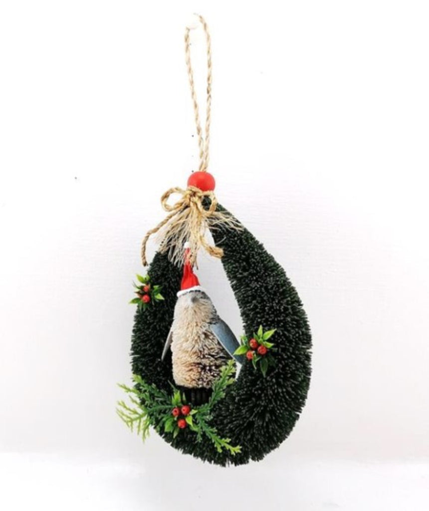 Bristlebrush Designs <br> Christmas Decoration <br> Fairy Penguin Door Loop Hanger
